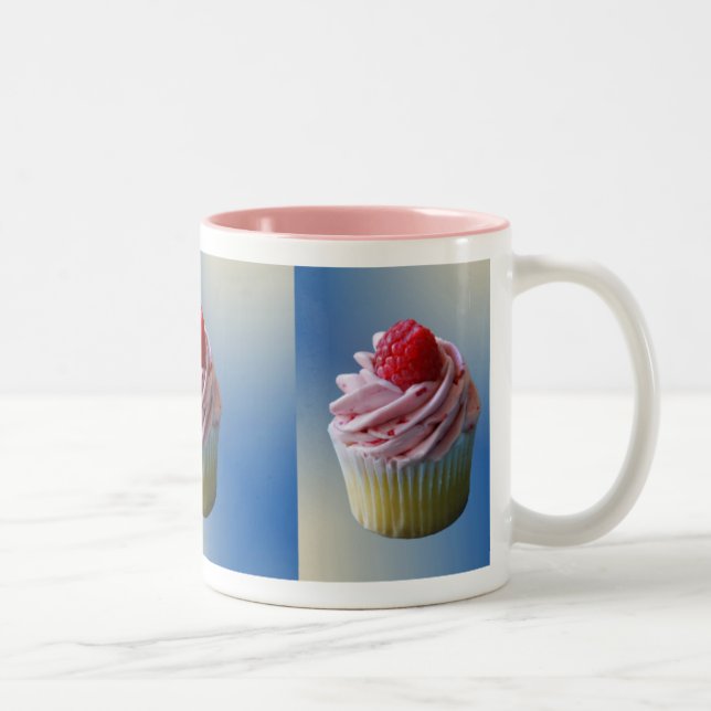 Hallonmuffins Två-Tonad Mugg (Höger)