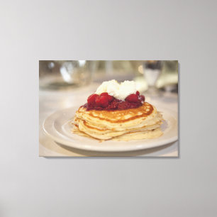 Hallonpannkakor Canvastryck