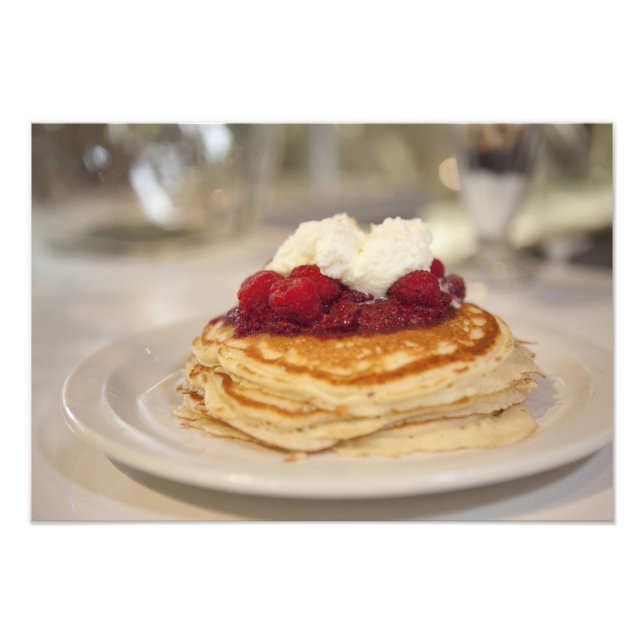 Hallonpannkakor Fototryck (Framsidan)