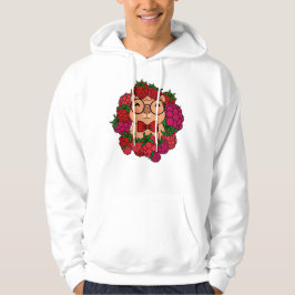 Hallonsnabbgnagare Lärd - Söt Estetisk Frukt  Hoodie