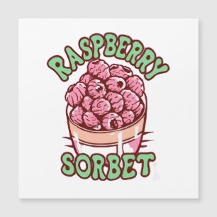 Hallonsorbet