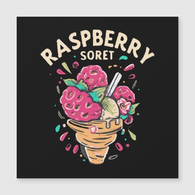 Hallonsorbet (Framsida)