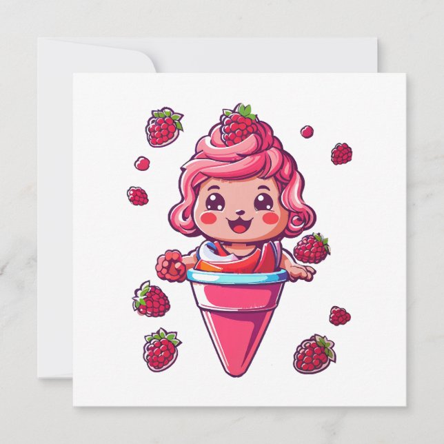 Hallonsorbet Kawaii (Framsida)