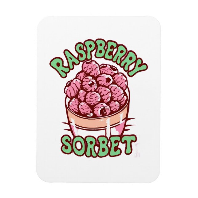 Hallonsorbet  magnet (Vertikal)