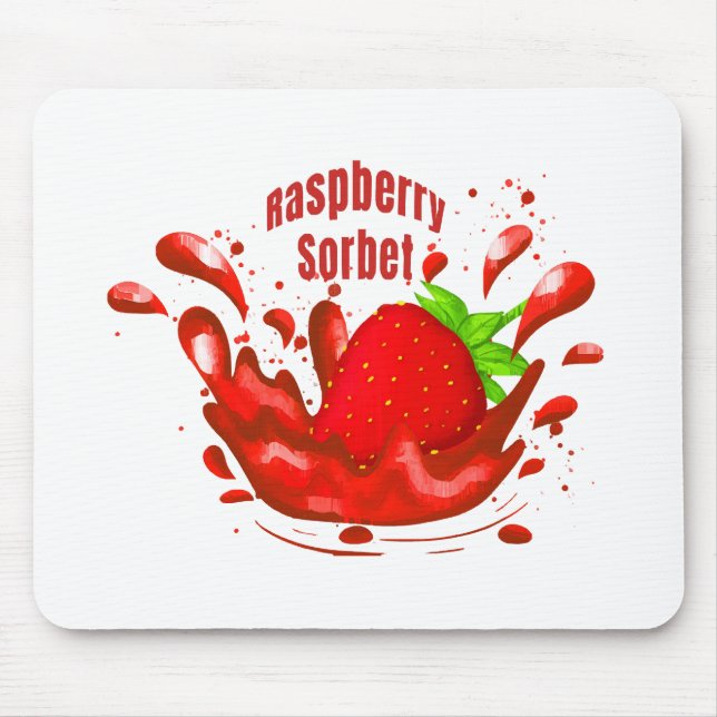Hallonsorbet Musmatta (Framsidan)