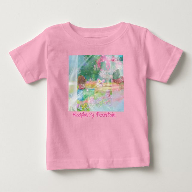 Hallonsprudel Barnt-shirt T Shirt (Framsida)