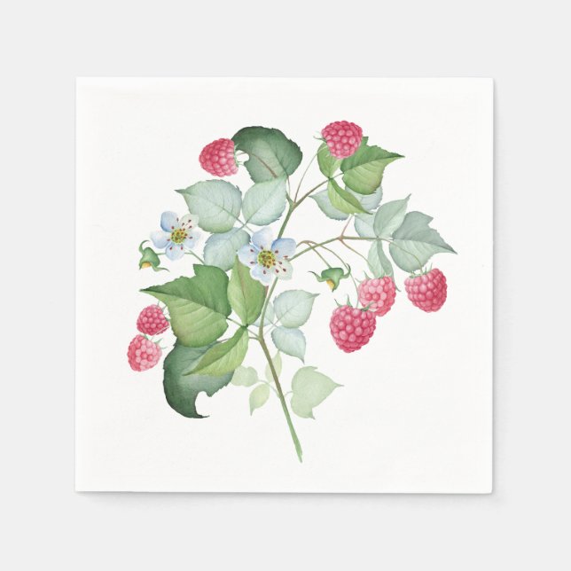 Hallonsylt Pappersservett (Framsidan)