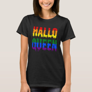 HalloQueen Halloween LGBT Gay pride Costume T Shirt