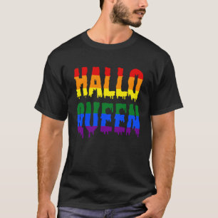 HalloQueen Halloween LGBT Gay pride Costume T Shirt