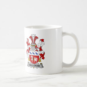 Halloran familjvapensköld kaffemugg
