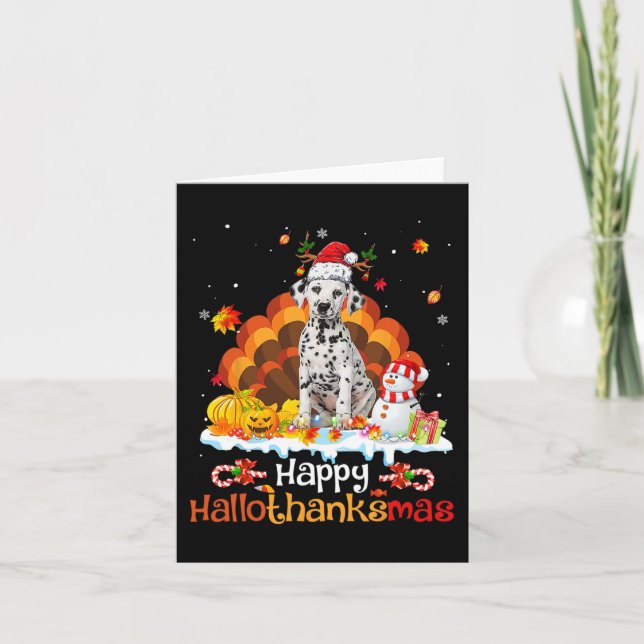 HalloTackMas Halloween Thanksgiving Jul Da Kort (Framsida)