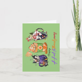 Hallothankmas med sjöjungfrur helgkort