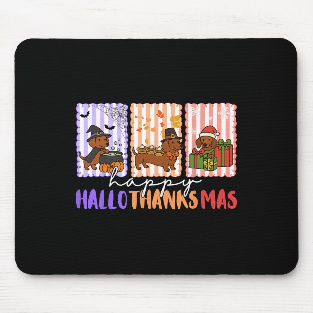 Hallothanksmas Dachshund Halloween Thanksgiving Ch Musmatta (Framsidan)