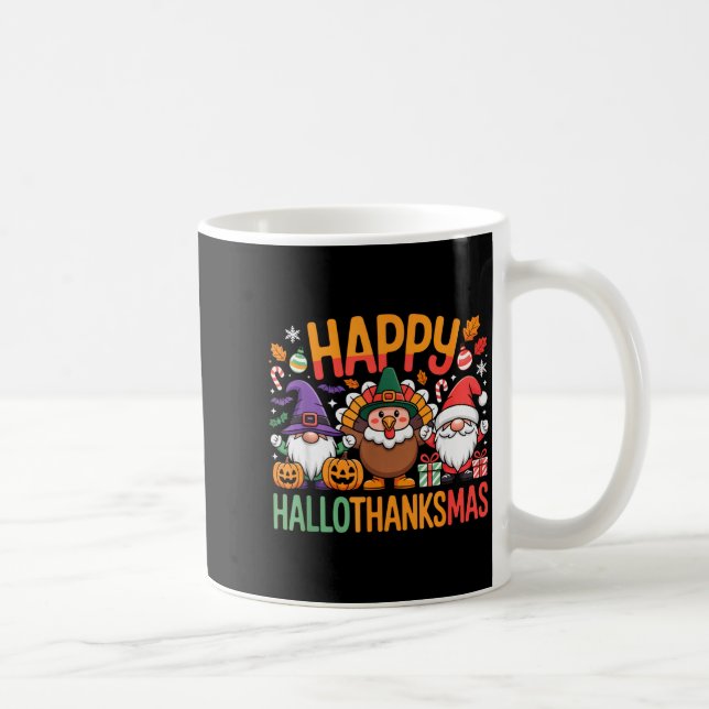 Hallothanksmas Dental Istant Funny Tooth Christmas Kaffemugg (Höger)