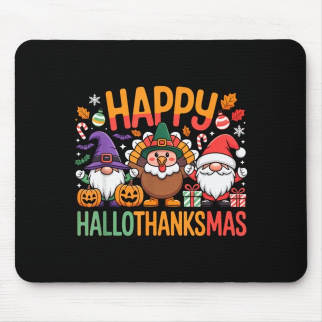 Hallothanksmas Dental Istant Funny Tooth Christmas Musmatta (Framsidan)