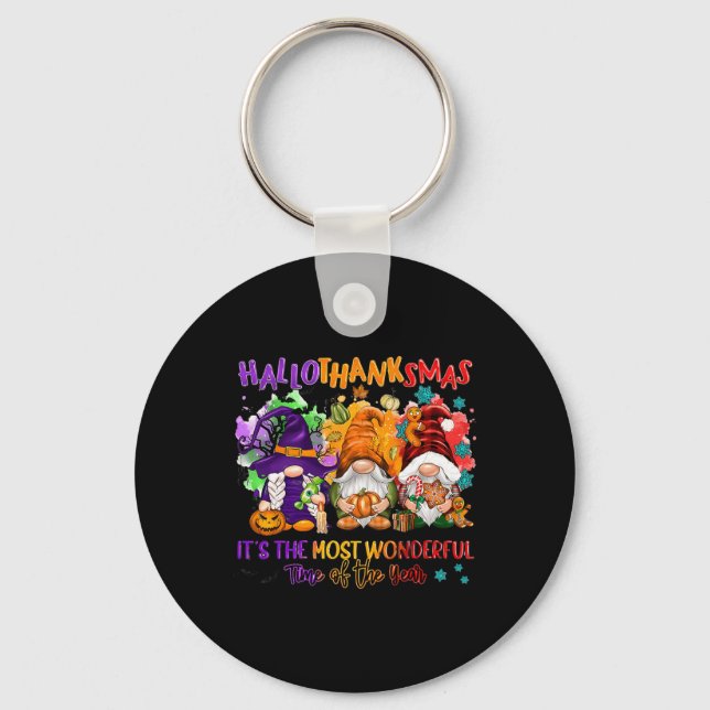 Hallothanksmas, det är den mest underbara tiden fö nyckelring (Framsida)