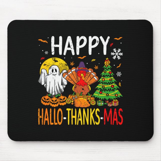 Hallothanksmas Halloween Thanksgiving Christmas  Musmatta (Framsidan)
