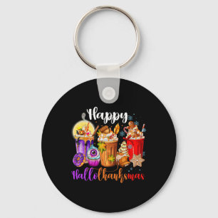 Hallothanksmas Halloween Thanksgiving jul Nyckelring
