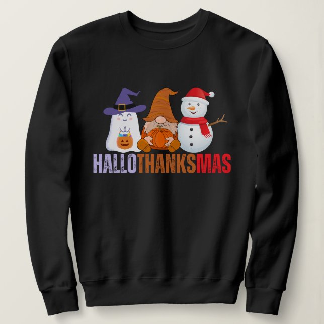 Hallothanksmas T Shirt (Design framsida)