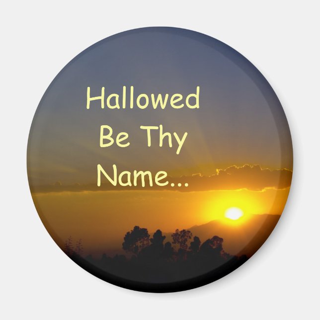 Hallow Be Thera Namn Magnet (Framsidan)