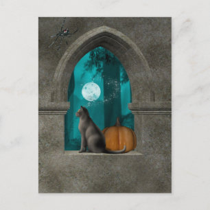 Hallow-fönstervykort Vykort