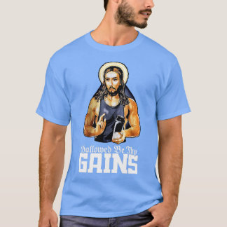 Hallow Hain vinner Jesus vikt Lyftning T Shirt