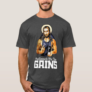 Hallow Hain vinner Jesus vikt Lyftning T Shirt