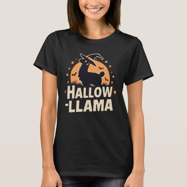 Hallow-Llama T Shirt (Framsida)