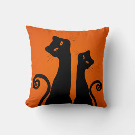 Hallow Pillows Creepy Cats Kudde
