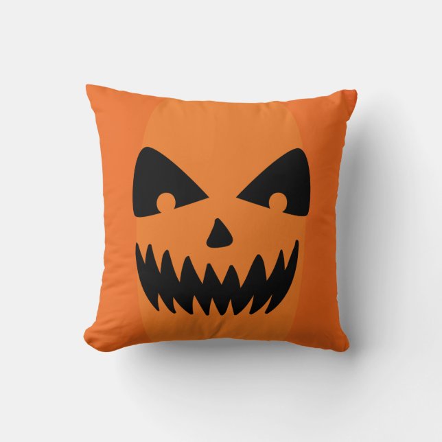 Hallow Pillows Pumpkin Design Kudde (Framsida)