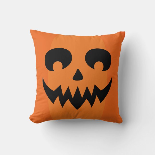 Hallow Pillows Pumpkin Design Kudde (Framsida)
