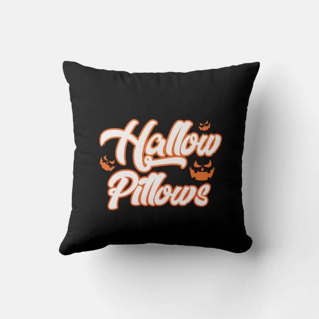 Hallow Pillows Pumpkin Design Kudde (Baksida)