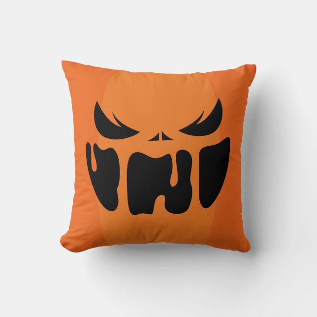 Hallow Pillows Pumpkin Design Kudde (Framsida)