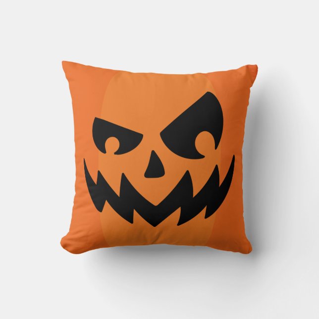 Hallow Pillows Pumpkin Design Kudde (Framsida)