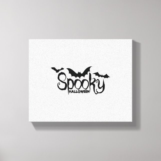 Halloweed Funny Hippie Pumpkin Halloween Canvastryck (Framsida)