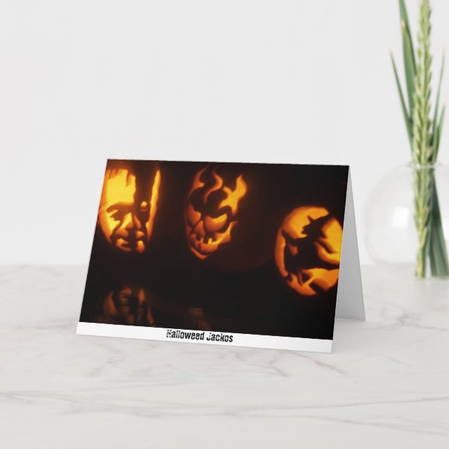 Halloweed Jackos Kort (Framsida)