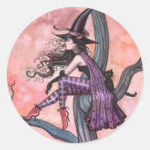 Halloweeen Witch Stickers av Molly Harrison