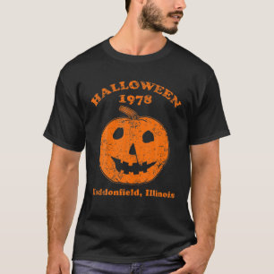 Halloween 1978 Helgdag Spooky Gift Myers Pumpkin H T Shirt