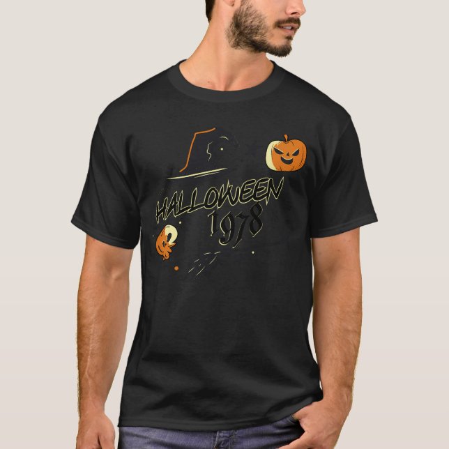 Halloween 1978 Helgdag Spooky T Shirt (Framsida)