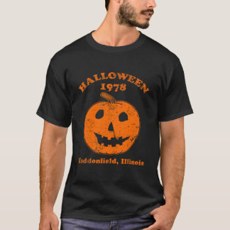 Halloween 1978 Spooky Myers Pumpkin Haddonfield T Shirt