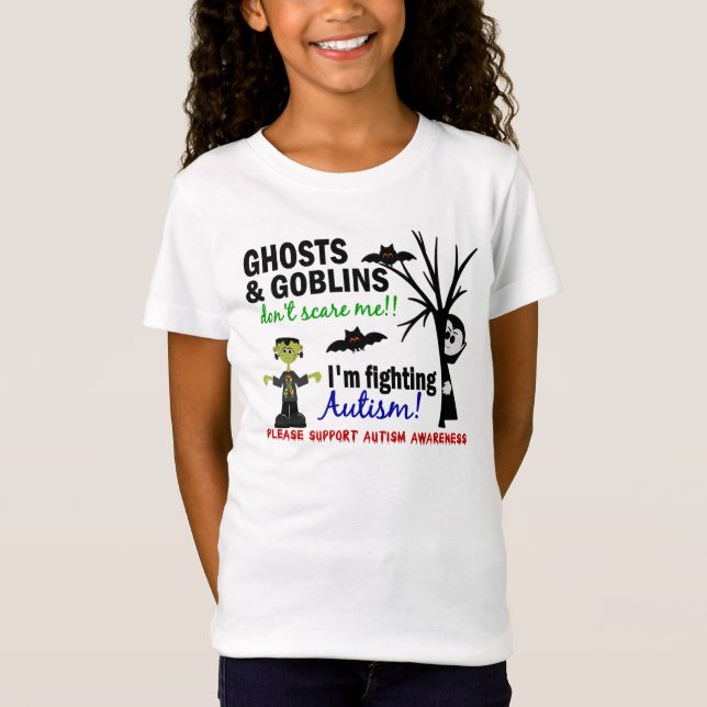 Halloween 1 Autism T-shirt (Framsida)