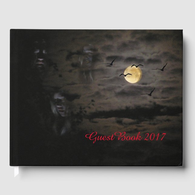 Halloween #1 gästböcker (Framsida)