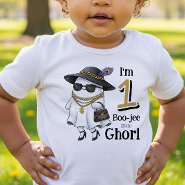 Halloween 1st Birthday Funny One Boujee Ghost T Shirt