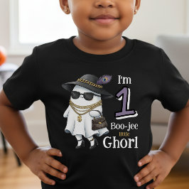 Halloween 1st Birthday Funny One Boujee Ghost T Shirt