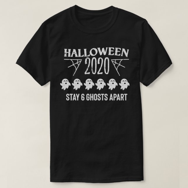 Halloween 2020 6 Spöken med undantag T Shirt (Design framsida)