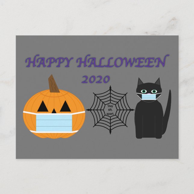 Halloween 2020 vykort (Framsida)