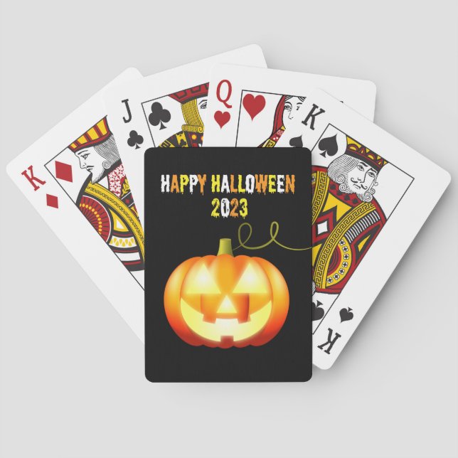 Halloween 2023 Pumpkin Casinokort (Baksidan)