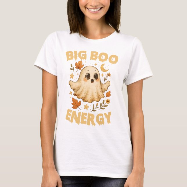 Halloween 2025 png • Gothic girly png • Floral gho T Shirt (Framsida)