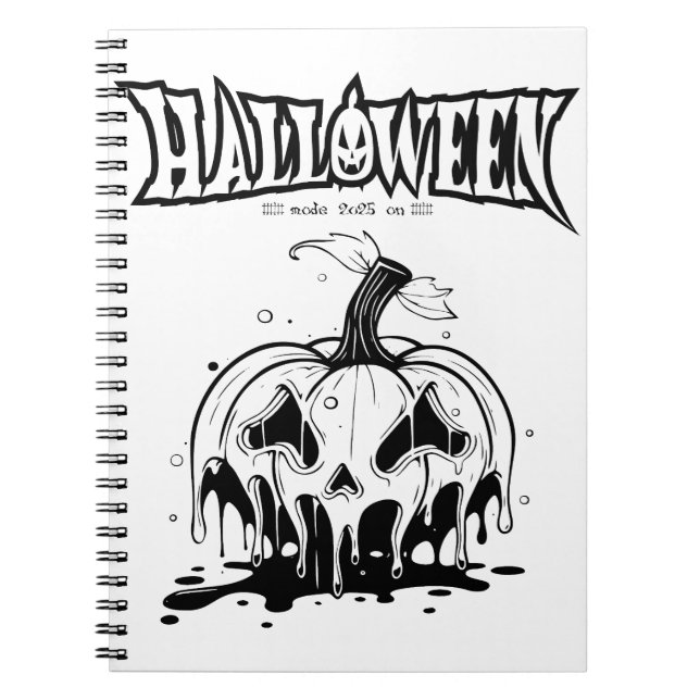 Halloween 2025 SkräckSäsong Anteckningsbok (Framsidan)