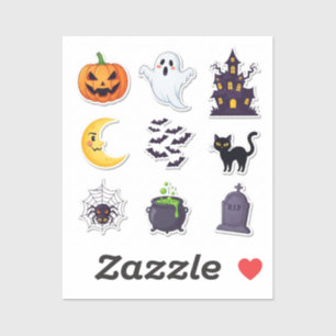 Halloween 2025-uppsättningen med deoky-etikett klistermärken